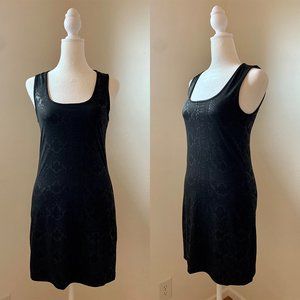 Eight Sixty Black Snake Print Bodycon Mini Dress LBD